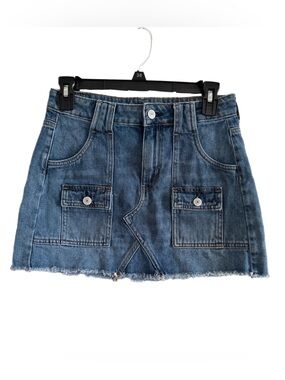 American Eagle Outfitters High Rise Festival Mini Cargo Skirt Size 0